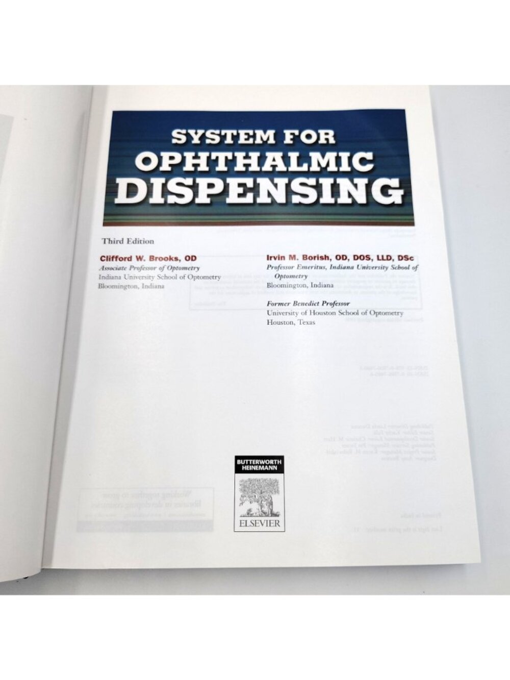 System For Ophthalmic Dispensing 3rd Ed Brooks Borish Optician Textbook - Picture 6 of 15
